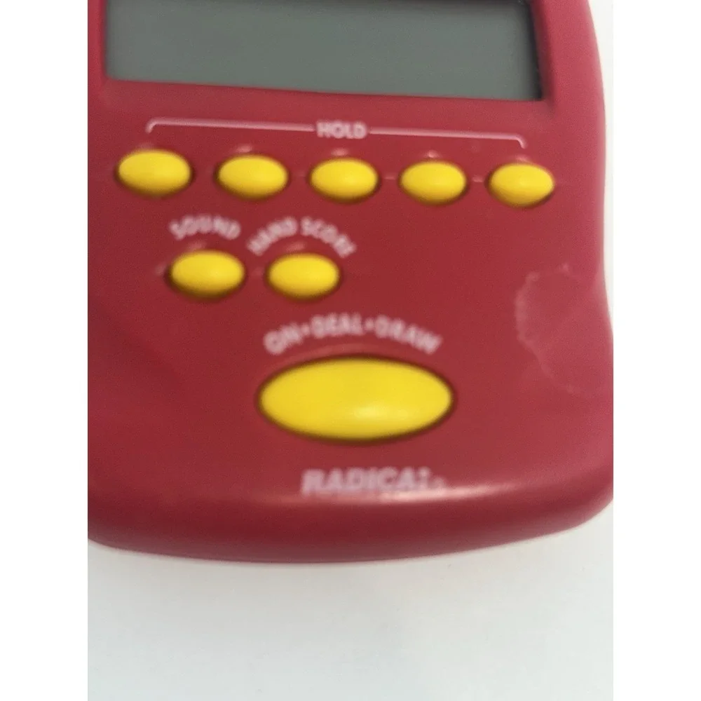 Vintage 1997 Radica Pocket Poker Draw and Deuces Electronic Handheld Game Tested